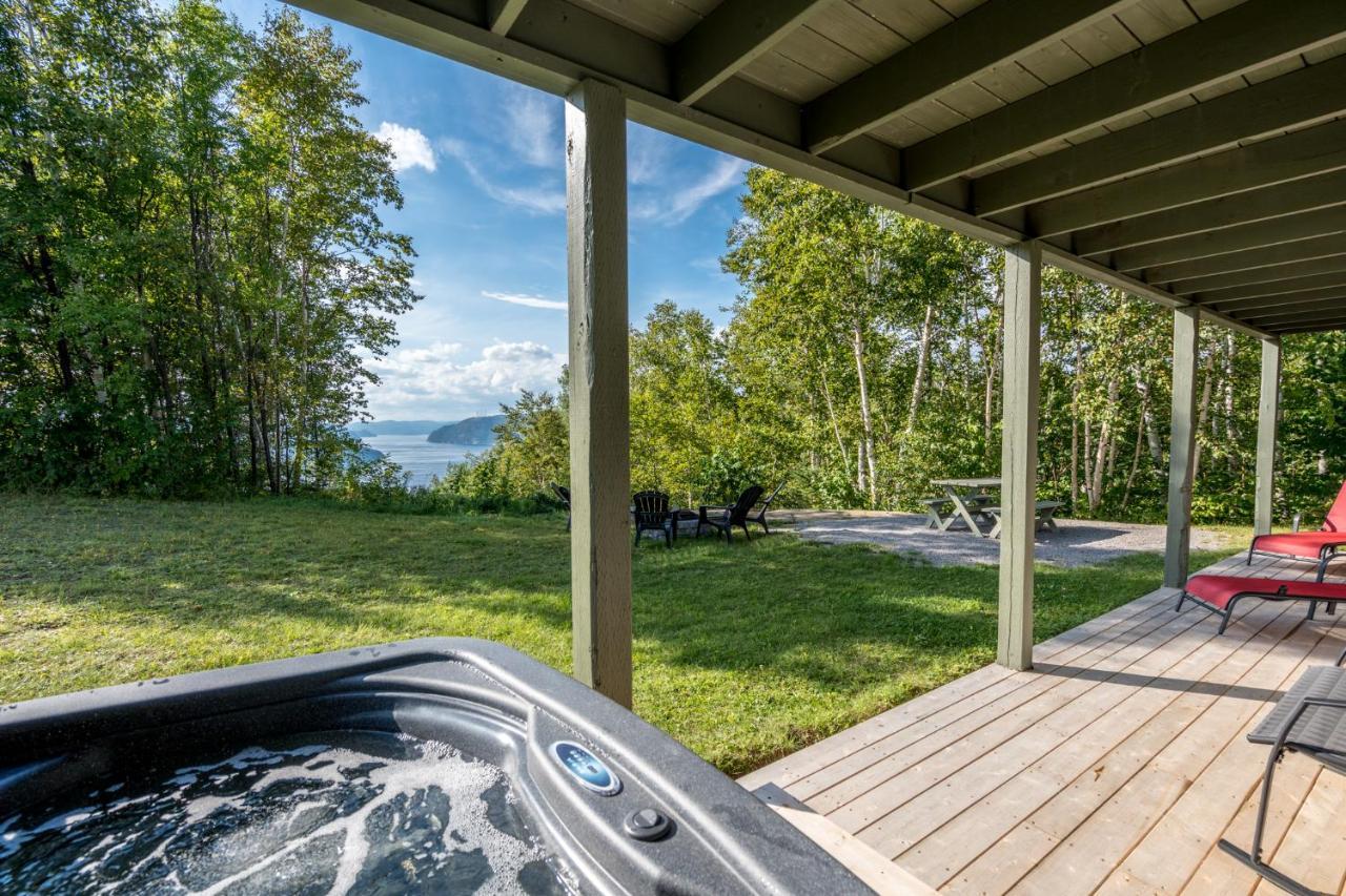 Montfjord - Chalets, Spa Et Vue - Chantafjord #2 Sacre-Coeur 外观 照片